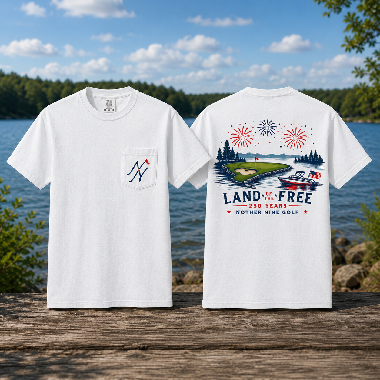 Land of The Free Pocket T
